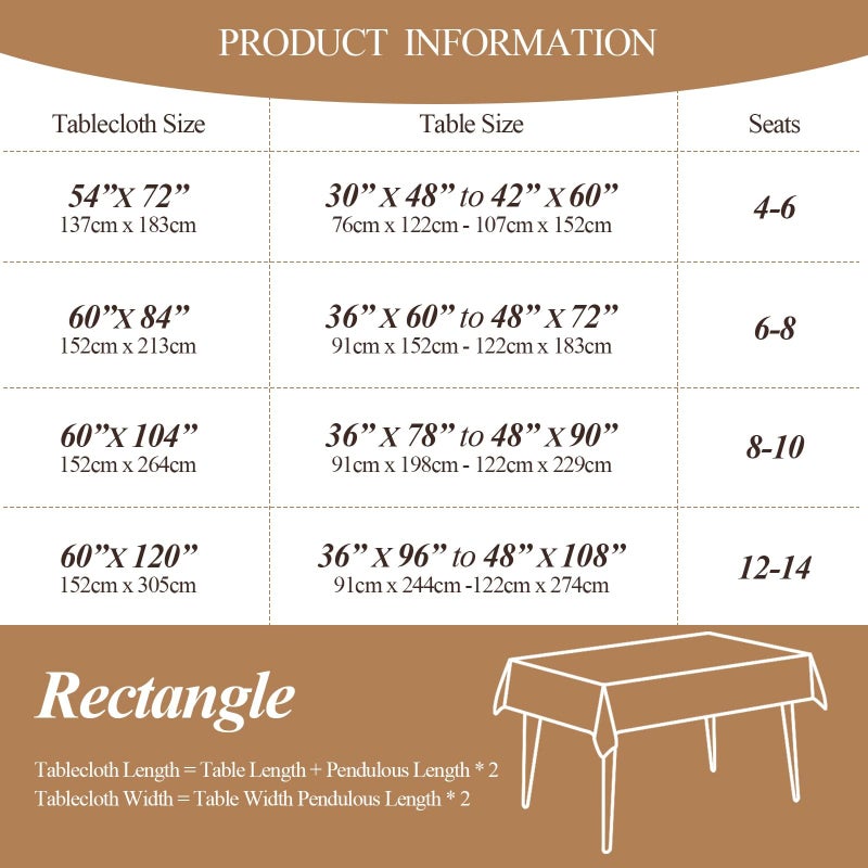 Simple&Opulence Premium 100% Linen Hemstitch Tablecloth-60 x 84 Inch White, Natural Fabric, Rectangular Tablecloth for Indoor and Outdoor Use - Image 4
